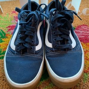 Navy Blue Old School Vans Unisex